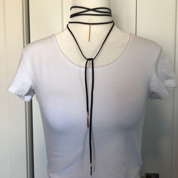 Dynamite Black & Gold Necklace - Picture 1 of 3